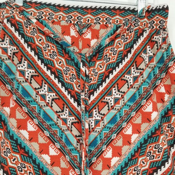Native Print Maxi Skirt - L - Bohemian, Western, Festival  etc. - Picture 2 of 4